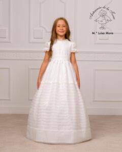 vestido de comunión elegante
